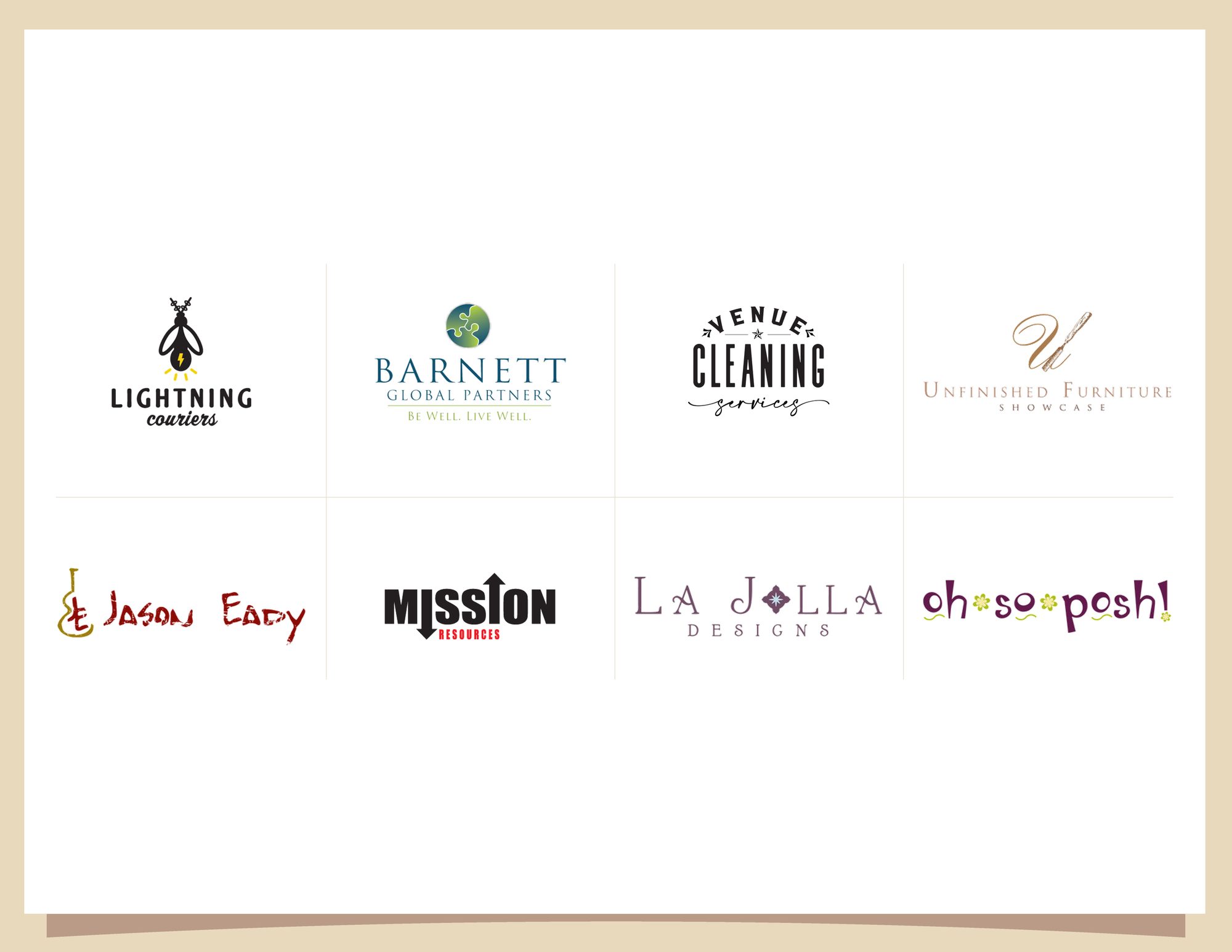 Logo collection, marks 25 through 32
